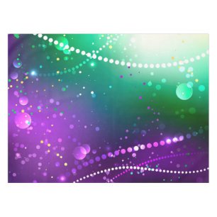 Nappe Fond violet festif de Mardi Gras