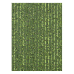 Nappe Forêt de bambou en vert