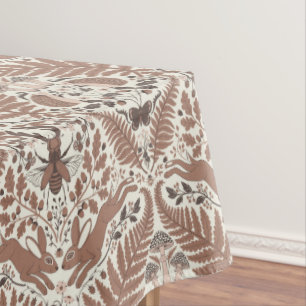Nappe Forêt de mousse de Mocha/Bois et plantes