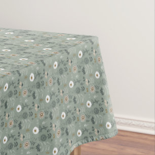 Nappe Forêt Florale Sage Green