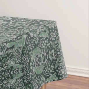 Nappe Forêt végétale Florale Motif animal