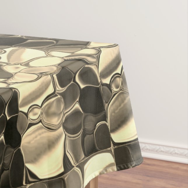 Nappe Formes arrondies en bronze, or clair brillant ? (In Situ)