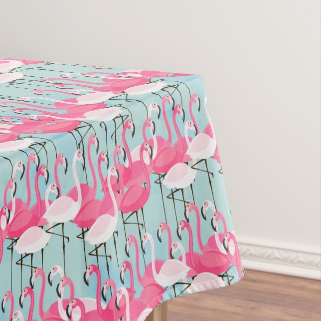 Nappe Foule rose et blanche des Flamants roses (In Situ)