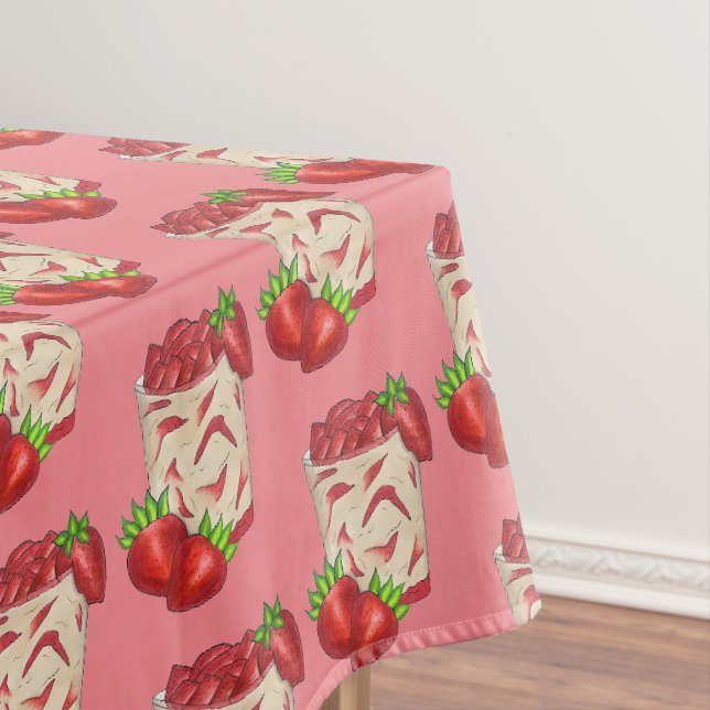 Nappe Fraises de Con Crema mexicain et crème (In Situ)