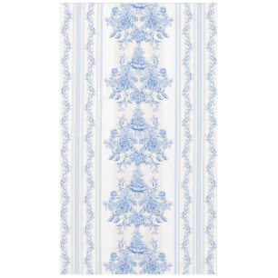 Nappe français, shabby chic, vintage, bleu pâle, blanc, 