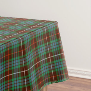 Nappe Fraser de tartan de chasse de vert et de brun de
