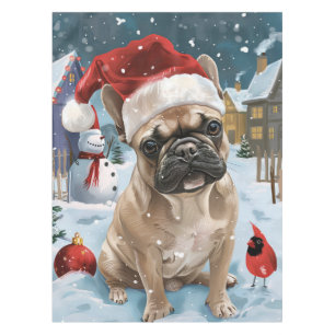 Nappe French Bulldog Winter Wonderland Christmas Joie