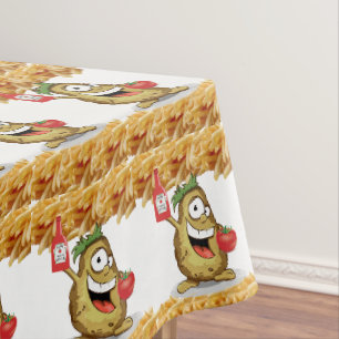 Nappe Fries Français Pomme de terre Ketchup