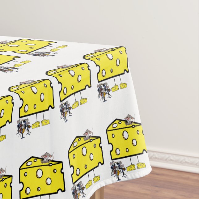 Nappe Fromage Blanc Souris Musique Jaune (In Situ)