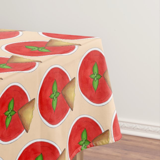 Nappe Fromage grillé Toastie Tomate Soupe Basil (In Situ)