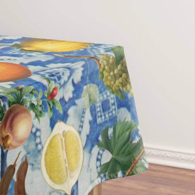 Nappe Fruit d'été méditerranéen & Mosaïque Bleue Blanc (In Situ)