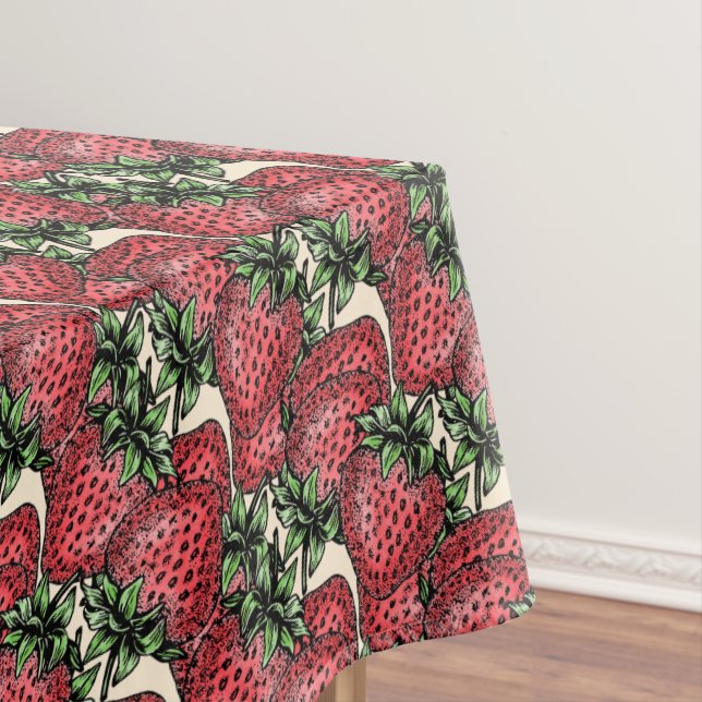 Nappe Fruit d'été Motif frais fraise Inspiration (In Situ)