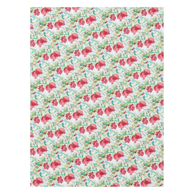 Nappe Fruits rouges grenade motif nature nourriture été (Devant)