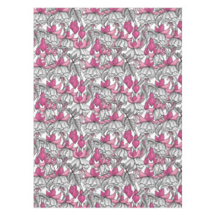 Nappe Fuchsia en blanc et rose