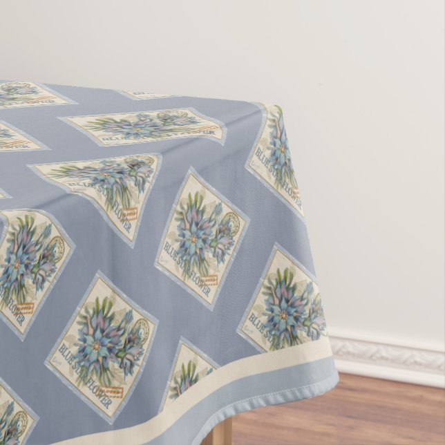 Nappe G Bureau de création Fleur bleue (In Situ)