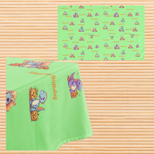 Nappe Garçons Cool Bébé Dinosaure Halloween Joyeux Anniv