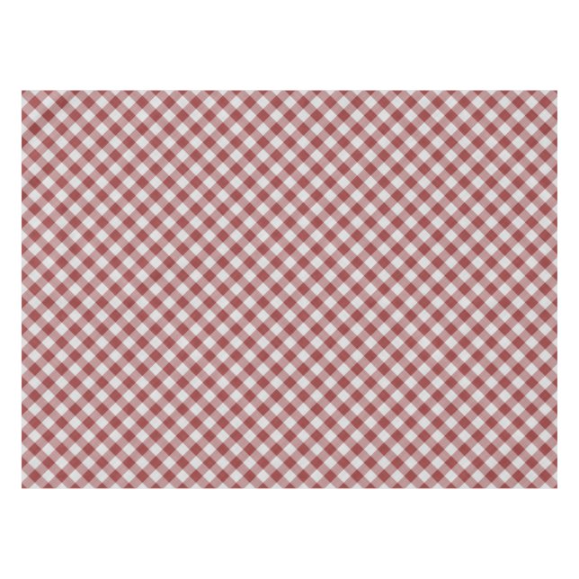 Nappe Gingham Rouge Diagonal (Devant (Horizontal))