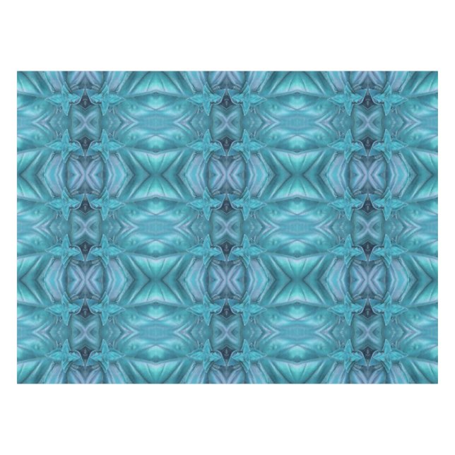 Nappe Glaçage Abstrait Bleu (Devant (Horizontal))