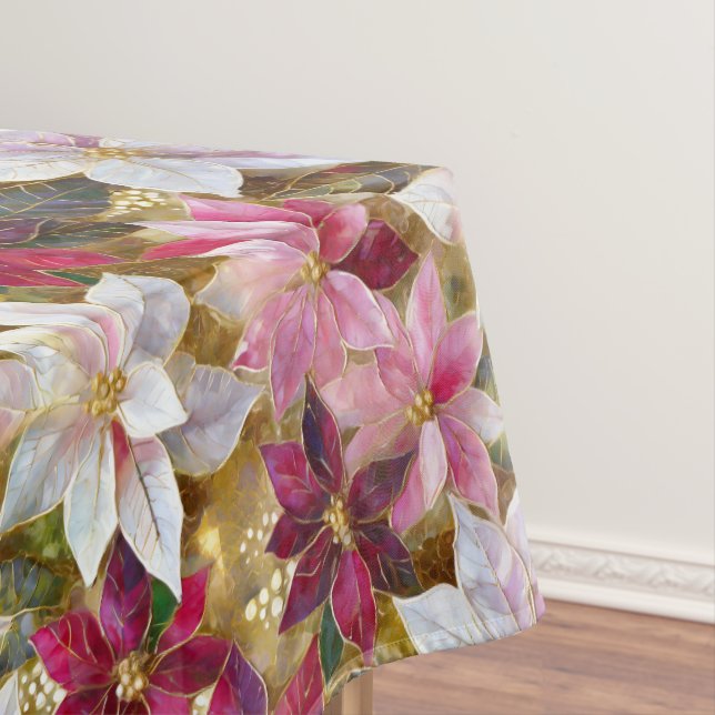 Nappe Gold Burgundy Bronze rose Rouge blanc Poinsettia (In Situ)