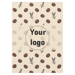 Nappe Grains de café vintage et motif sans couture de la