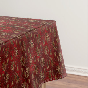 Nappe Graphique Art Déco Rouge vintage