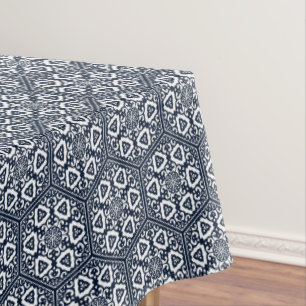 Nappe Graphique de la piste turque Vintage bleue ottoman