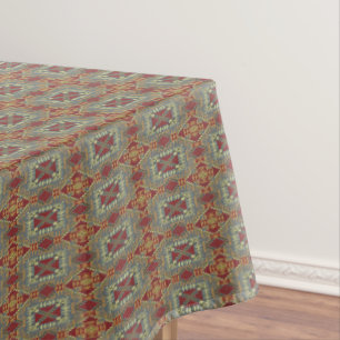 Nappe Gray Tan Brown Ochre ivoire Red Tribal Art Motif