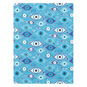 Nappe Grèce Mati Mataki - motif des yeux malveillants d