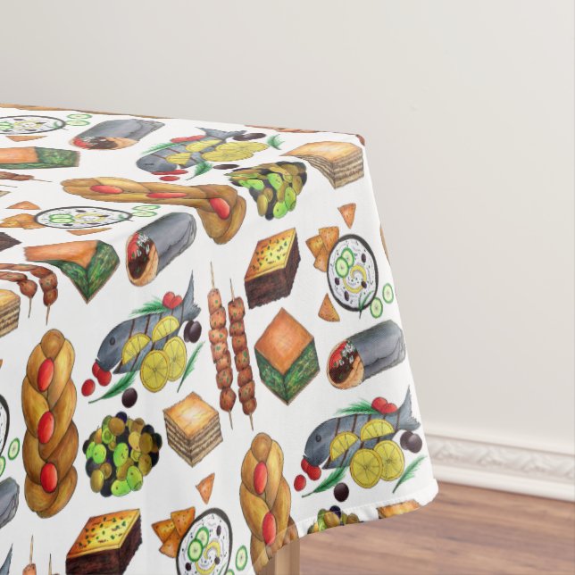 Nappe Grèce Méditerranéen Imprimer Cuisine grecque (In Situ)