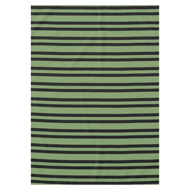 Nappe Green Black Stripes Pattern (Devant)
