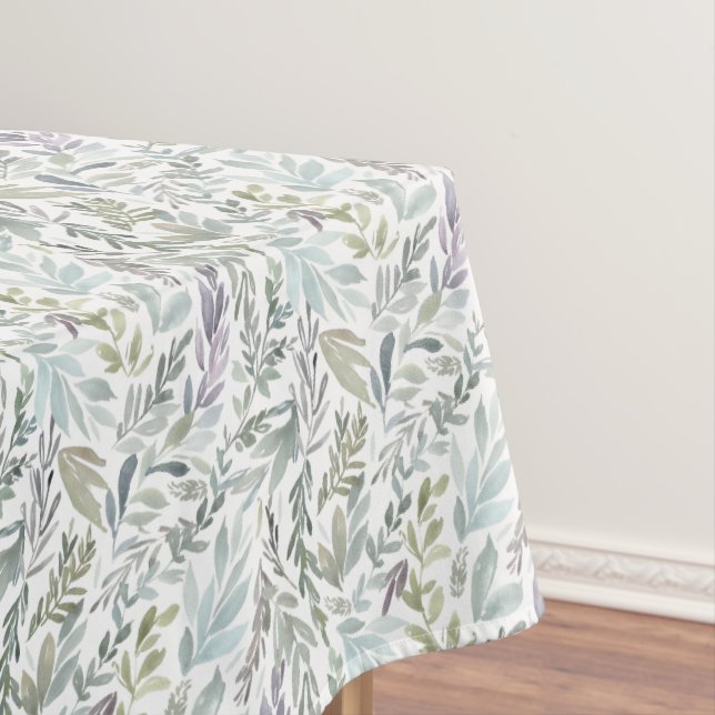 Nappe Green Blue Botanical Watercolor (In Situ)