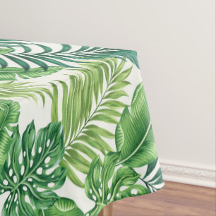 Nappe Green Tropical Palm Banana Monstera Feuille