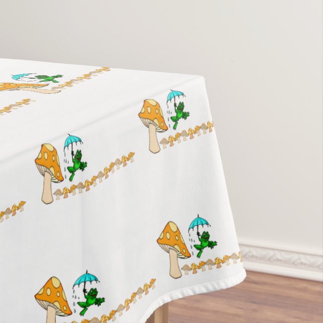Nappe Grenouille blanche Ribbit Style Champhroom (In Situ)