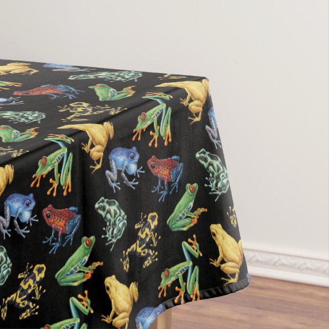 Nappe Grenouilles sur noir (In Situ)