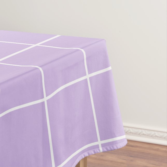 Nappe Grille Lilac et blanc (In Situ)