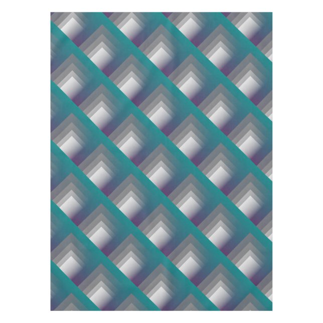 Nappe gris pourpre turquoise (Devant)