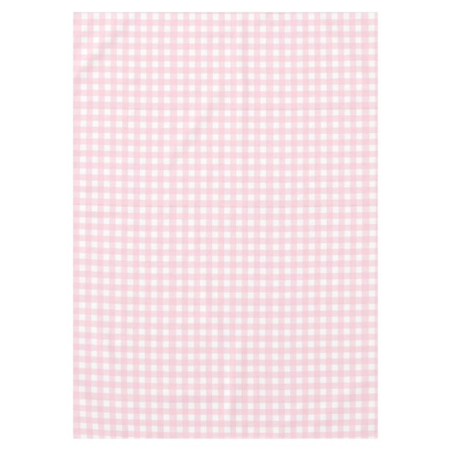 Nappe Guingan rose (Devant)