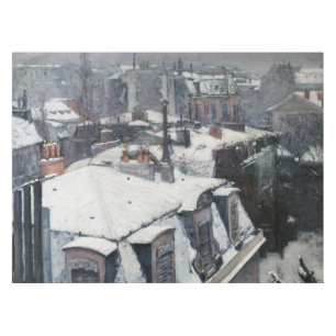 Nappe Gustave Caillebotte - Toits dans la neige