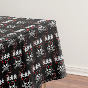 Nappe Halloween à la nappe, crâne