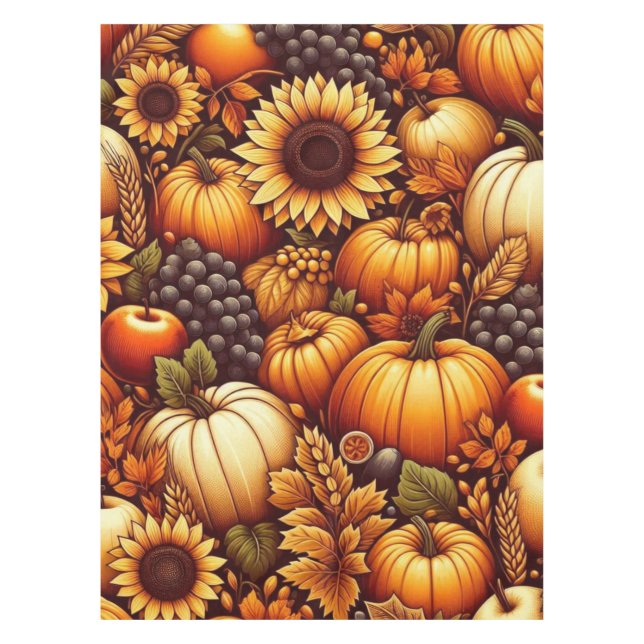 Nappe Halloween/Automne/Automne/citrouille (Devant)
