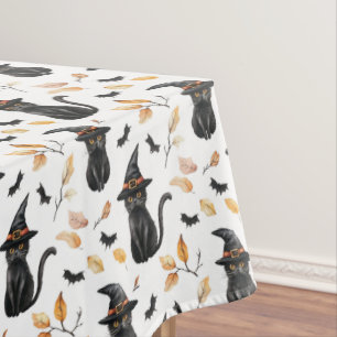 Nappe Halloween Chat noir Motif - Chat de cuisine