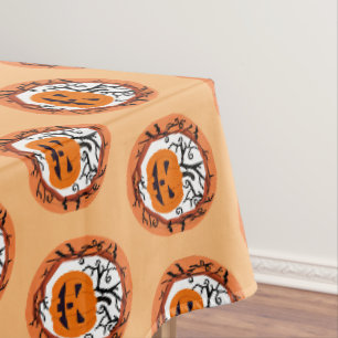 Nappe Halloween Citrouille Effrayante Décoration M