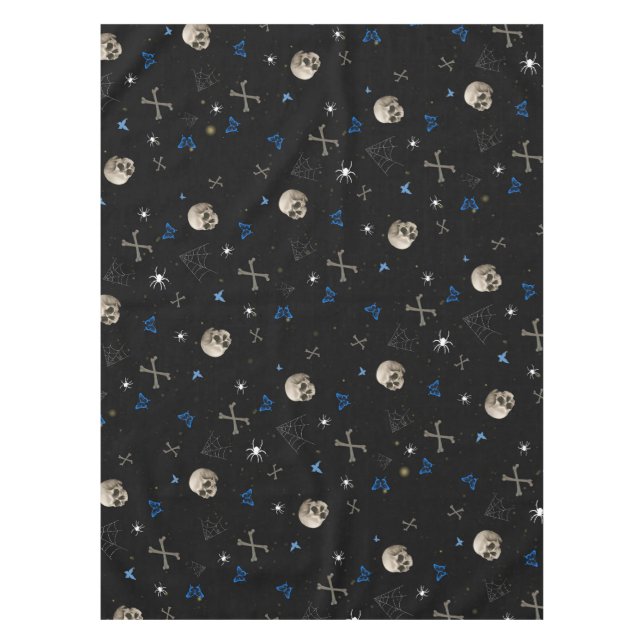 Nappe Halloween crâne Motif sans marque (Devant)