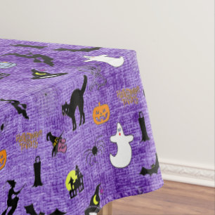 Nappe Halloween Iconique Motif Purple Random