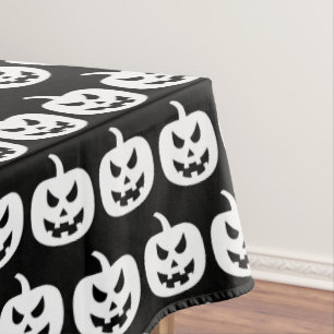 Nappe Halloween noir Citrouille Motif Éffrayant effroi