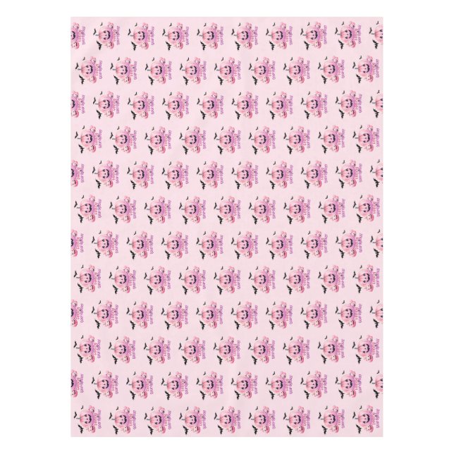 Nappe Halloween rose (Devant)