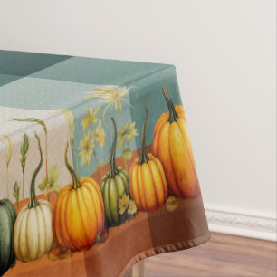 Nappe Halloween Thanksgiving citrouille Automne No1