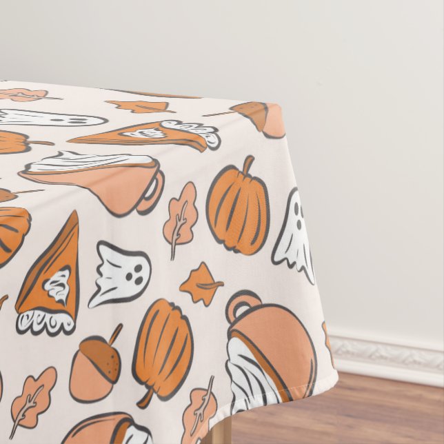 Nappe Halloween Whims Fantômes Automne Citrouille Pie Ac (In Situ)