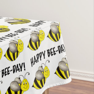 Nappe Happy Bee Day Anniversaire Anniversaire fête Bumbl
