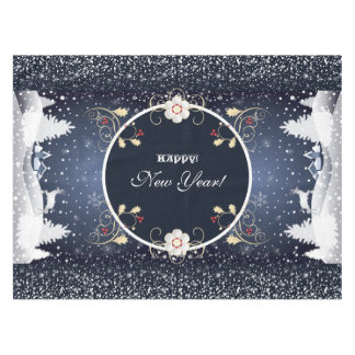Nappe Happy New Year! Winter Fairy Tale Fantasy blue